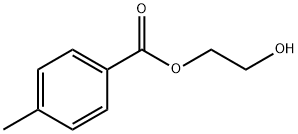 Benzoic acid, 4-Methyl-, 2-hydroxyethyl ester Structure