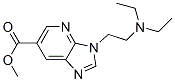 3-[2-(Diethylamino)ethyl]-3H-imidazo[4,5-b]pyridine-6-carboxylic acid methyl ester 结构式