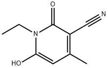 1-Ethyl-6-hydroxy-4-methyl-2-oxo-1,2-dihydropyridine-3-carbonitrile Structure