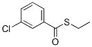 3-Chlorothiobenzoic acid S-ethyl ester Structure