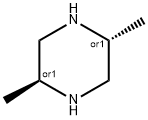 trans-2,5-ジメチルピペラジン 化学構造式