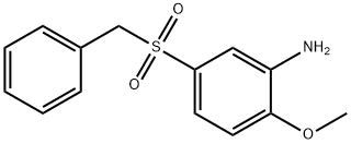 5-Benzylsulfonyl-2-methoxy-aniline Struktur