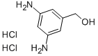 3,5-ジアミノベンジルアルコール·二塩酸塩 化学構造式