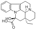 (3alpha,14beta,16alpha)-14,15-dihydro-14-hydroxyeburnamenine-14-carboxylic acid Struktur