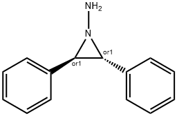 trans-1-Amino-2,3-diphenylaziridine Structure
