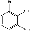 2-アミノ-6-ブロモフェノール 化学構造式