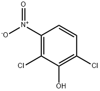 2,6-二氯-3-硝基苯酚 结构式