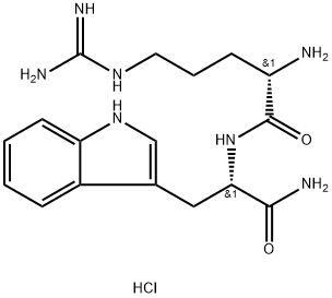 H-ARG-TRP-NH2 2 HCL Struktur