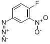 4-フルオロ-3-ニトロフェニルアザイド 化学構造式