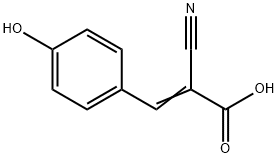 α-シアノ-4-ヒドロキシけい皮酸 化学構造式