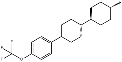 4-[反式-4-(反式-4-甲基环己基)环己基]-1-三氟甲氧基苯,281680-32-8,结构式
