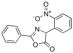5(4H)-Oxazolone,  4-(2-nitrophenyl)-2-phenyl-|