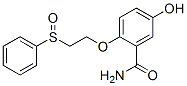 2-[2-(benzenesulfinyl)ethoxy]-5-hydroxy-benzamide Struktur