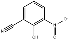 2-HYDROXY-3-NITRO-BENZONITRILE Structure