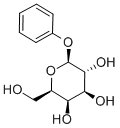 フェニル β-D-ガラクトピラノシド 化学構造式