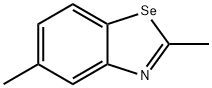 2,5-DIMETHYLBENZOSELENAZOLE Structure