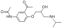 Diacetolol Struktur