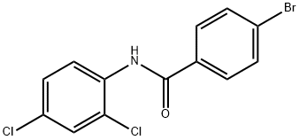 4-bromo-N-(2,4-dichlorophenyl)benzamide 化学構造式
