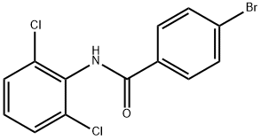 4-ブロモ-N-(2,6-ジクロロフェニル)ベンズアミド 化学構造式