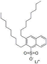 lithium dinonylnaphthalenesulphonate Structure