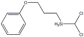 (3-苯氧基丙基)甲基二氯硅烷 结构式