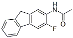 N-(3-フルオロ-9H-フルオレン-2-イル)アセトアミド 化学構造式