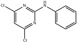 4,6-Dichloro-N-phenyl-2-pyrimidinamine Struktur