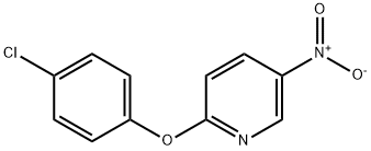 2-(4-CHLOROPHENOXY)-5-NITROPYRIDINE Struktur