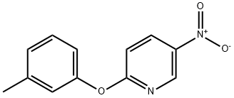 2-(m-methylphenoxy)-5-nitropyridine Struktur