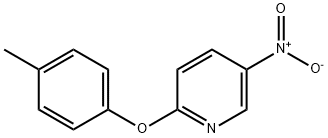 2-(4-methylphenoxy)-5-nitropyridine Structure