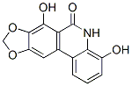 4,7-Dihydroxy[1,3]dioxolo[4,5-j]phenanthridin-6(5H)-one Struktur