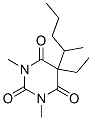 5-ethyl-1,3-dimethyl-5-pentan-2-yl-1,3-diazinane-2,4,6-trione Struktur