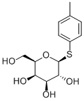 4-メチルフェニルチオ-Β-D-ガラクトピラノシド 化学構造式