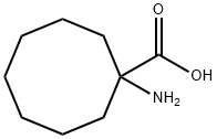 1-アミノシクロオクタン-1-カルボン酸 化学構造式