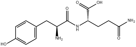 H-TYR-GLN-OH 化学構造式