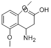 3-AMINO-3-(2,6-DIMETHOXY-PHENYL)-PROPIONIC ACID Structure