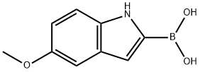 5-METHOXY-1H-INDOLE-2-BORONIC ACID Structure