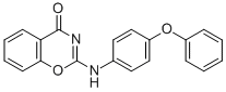 2-[(4-PHENOXYPHENYL)AMINO]-4H-1-BENZOXAZIN-4-ONE Structure
