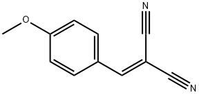 (4-甲氧基苄烯)丙二腈, 2826-26-8, 结构式