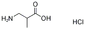 rac-3-AMinoisobutyric Acid Hydrochloride, 28267-25-6, 结构式