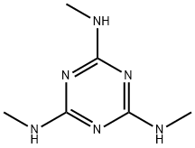 N2,N4,N6-トリメチルメラミン 化学構造式