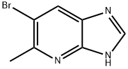 6-bromo-5-methyl-1H-imidazo[4,5-b]pyridine  Struktur