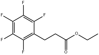 3-PENTAFLUOROPHENYL-PROPIONIC ACID ETHYL ESTER Struktur