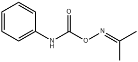 アセトンO-(フェニルカルバモイル)オキシム 化学構造式