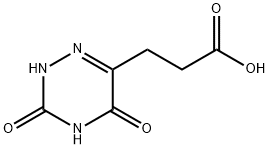 3-(3,5-DIOXO-2,3,4,5-TETRAHYDRO-[1,2,4]TRIAZIN-6-YL)-PROPIONIC ACID Struktur