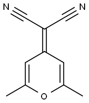 2,6-二甲基-4-吡喃亚基丙二腈, 28286-88-6, 结构式