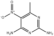 6-methyl-5-nitro-pyrimidine-2,4-diamine Struktur