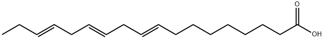 (9E,12E,15E)-OCTADECA-9,12,15-TRIENOIC ACID Structure