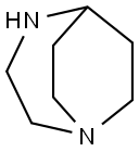 1,4-ジアザビシクロ[3.2.2]ノナン 化学構造式