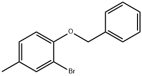 1-(苄氧基)-2-溴-4-甲基苯 结构式